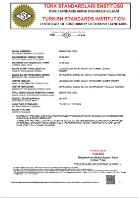 PPR-C KOMPOZİT BORULAR